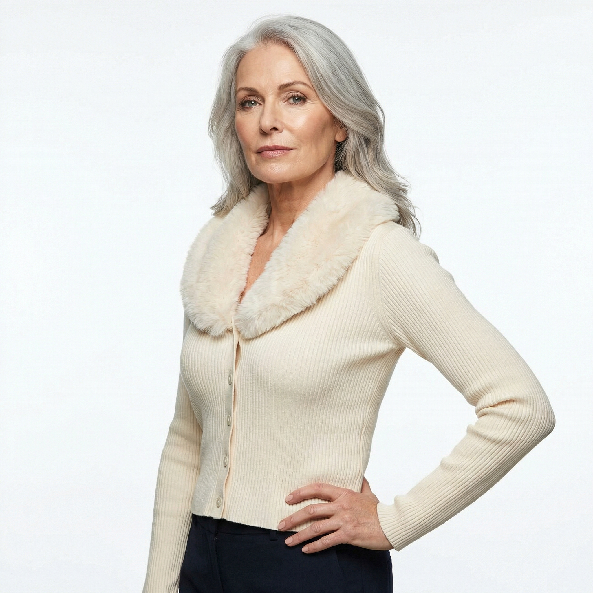 Abrigo Suéter Ajustado