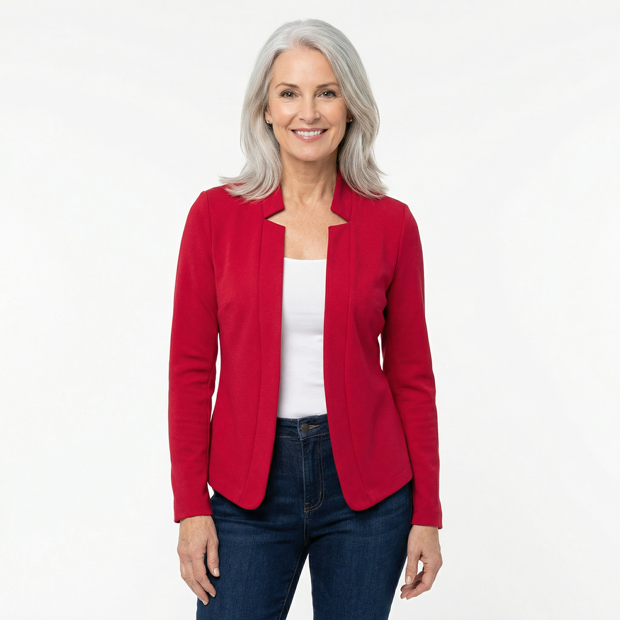 Cardigan Traje Liso Azul Marino