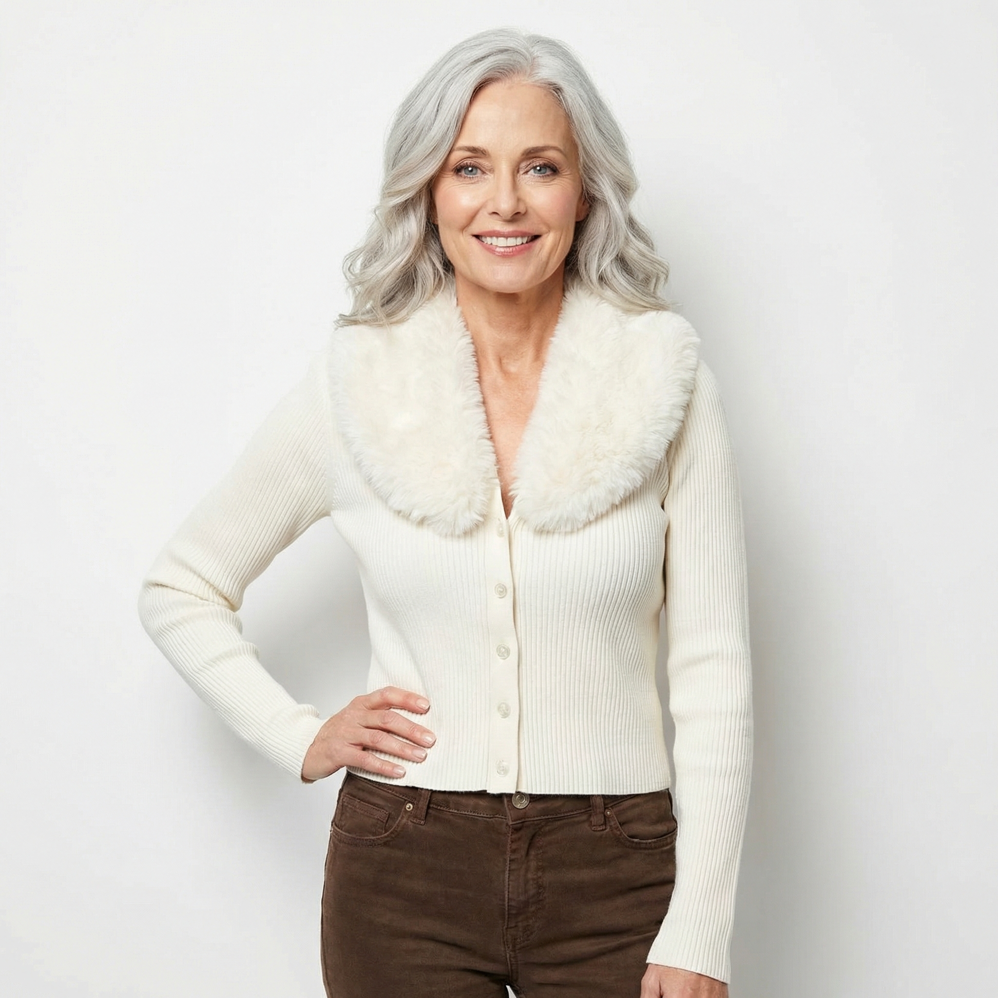 Abrigo Suéter Ajustado