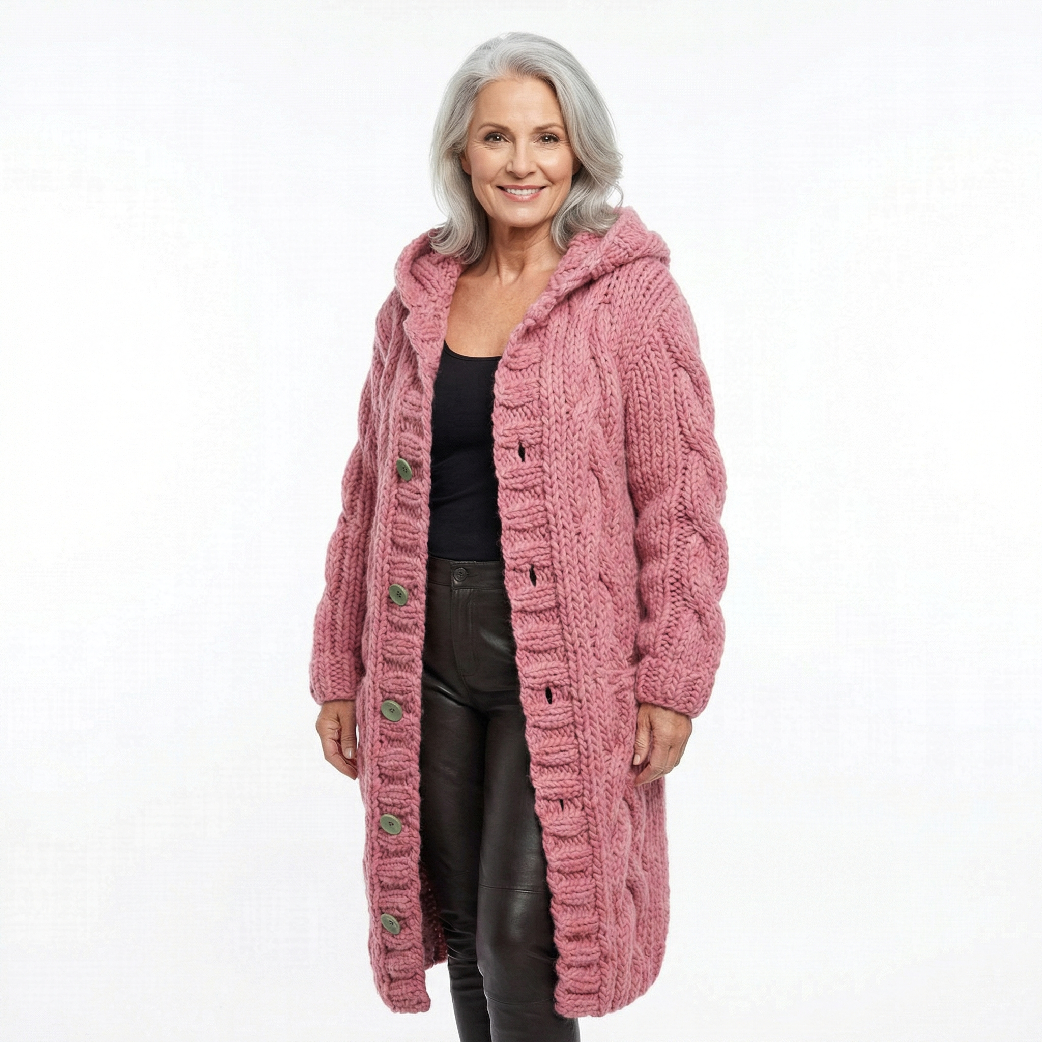 Cardigan Suéter Talla Grande