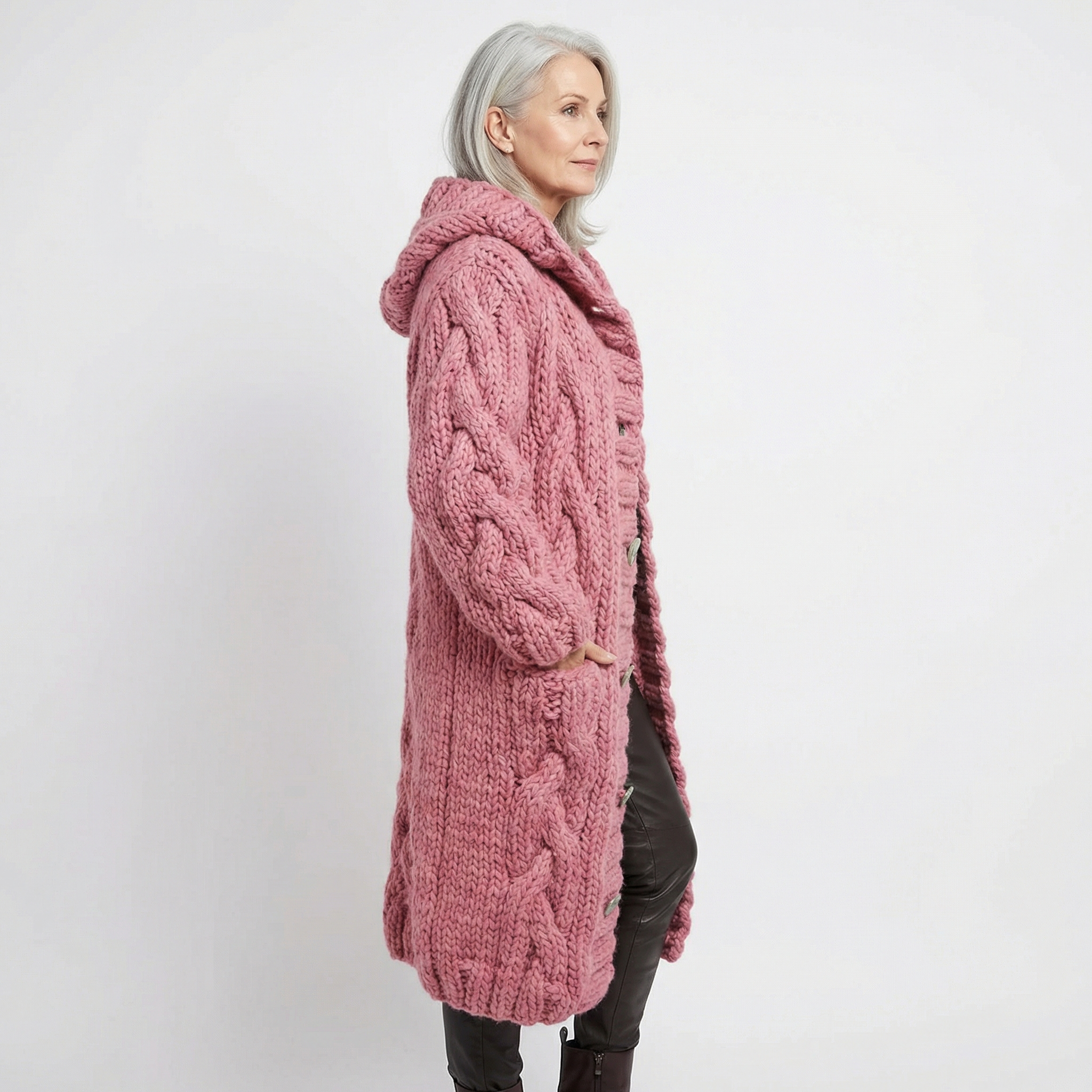 Cardigan Suéter Talla Grande