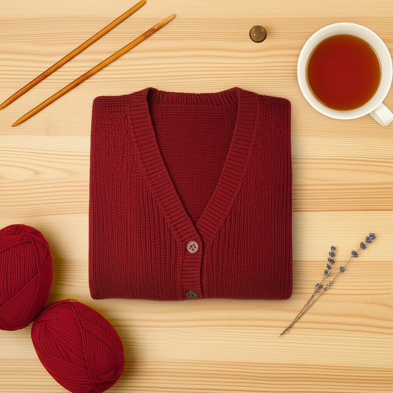 Cardigan Punto Rojo lifestyle