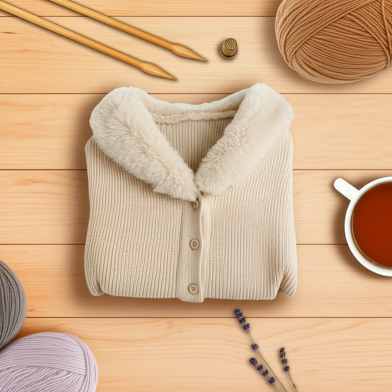 Abrigo Suéter Ajustado lifestyle