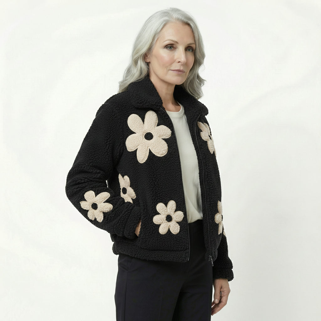 Abrigo Lana Cordero Caramelo Hombros Descubiertos