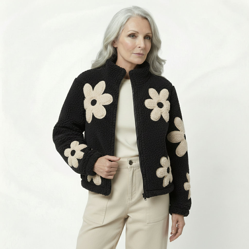 Abrigo Lana Cordero Caramelo Hombros Descubiertos