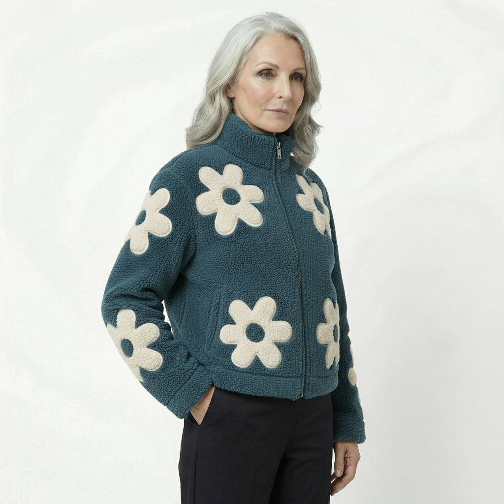 Abrigo Lana Cordero Caramelo Hombros Descubiertos