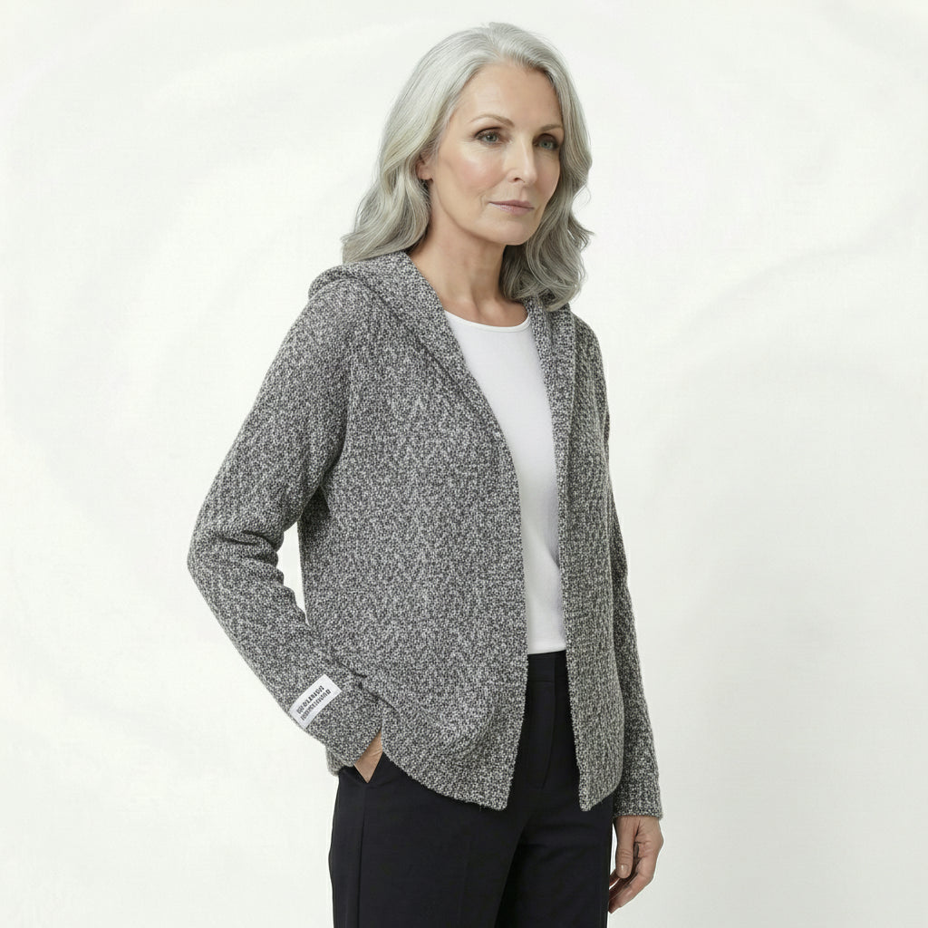 Cárdigan Abrigo Negro