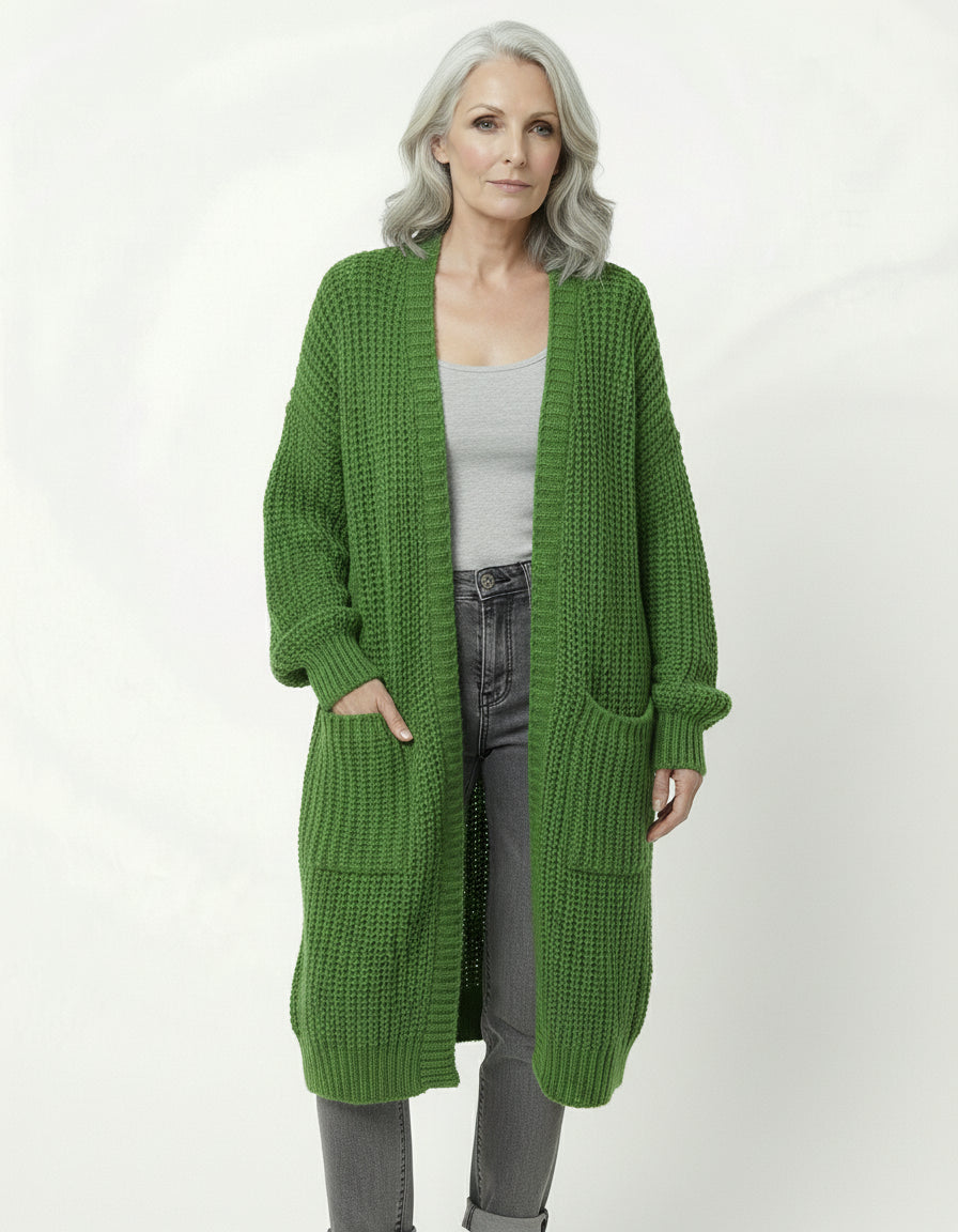 Abrigo Punto Oversize Crudo