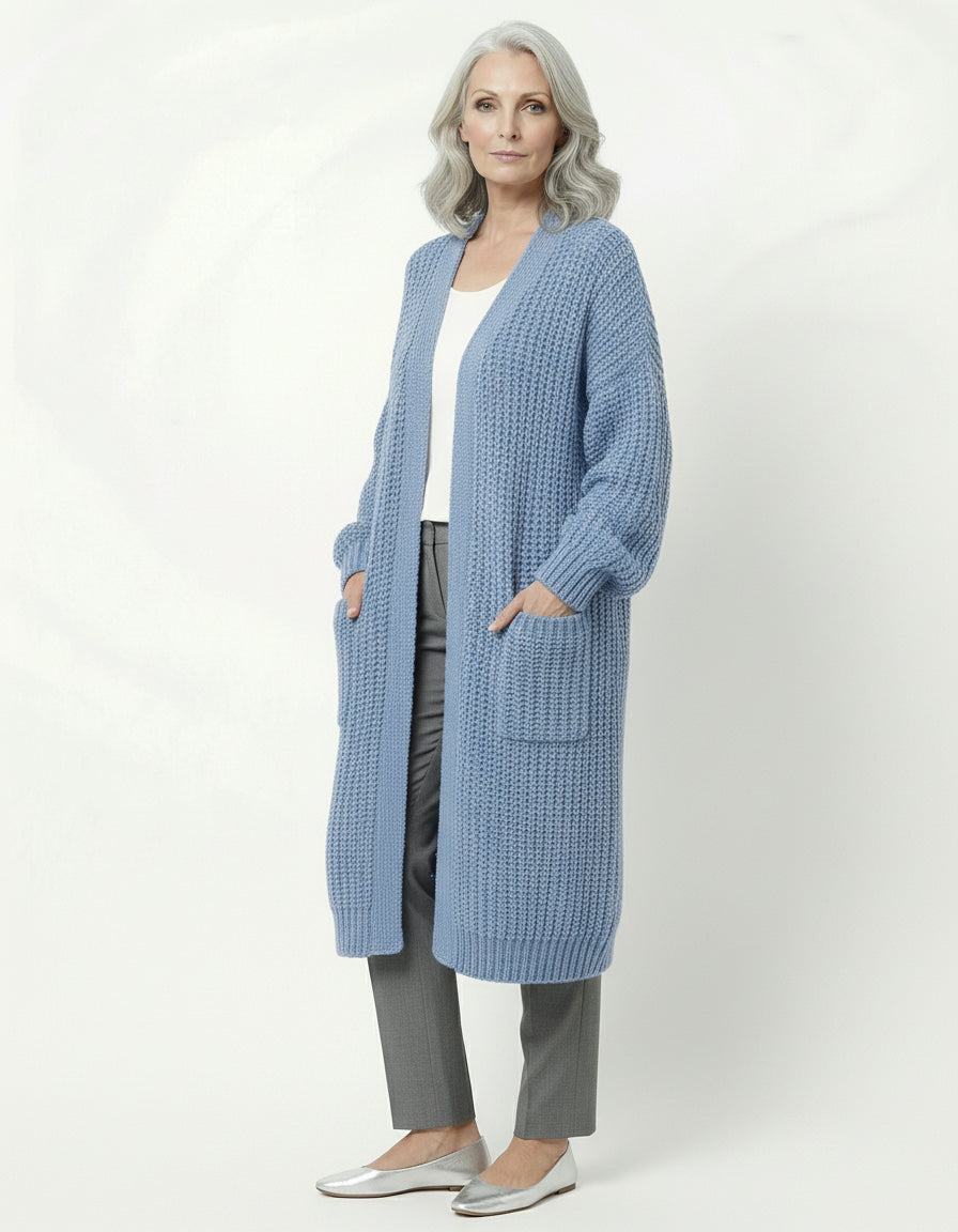 Abrigo Punto Oversize Crudo