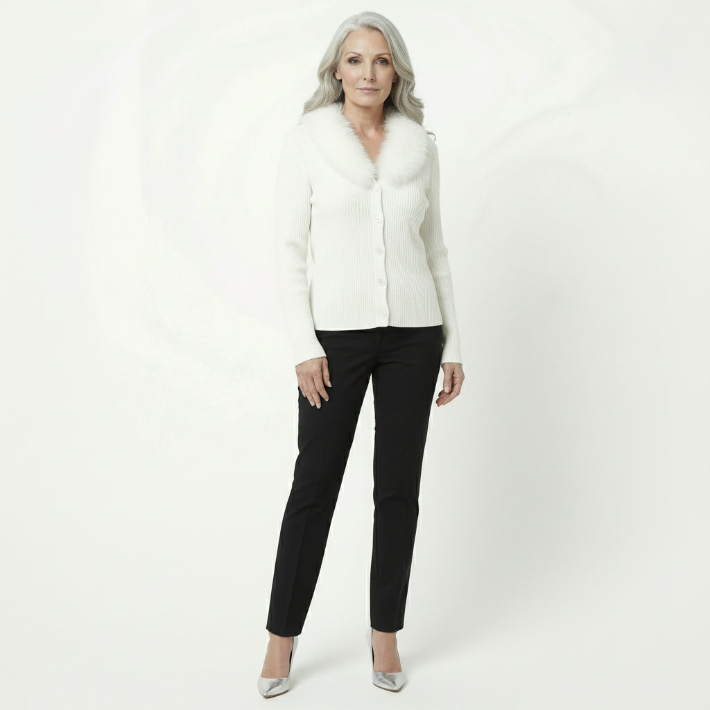 Abrigo Suéter Ajustado